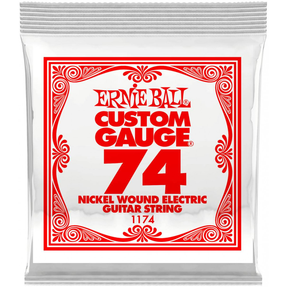 ERNIE BALL 1174 Nickel Wound .074 - Струна одиночная для электрогитары