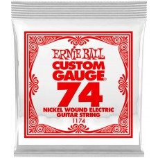 ERNIE BALL 1174 Nickel Wound .074 - Струна одиночная для электрогитары