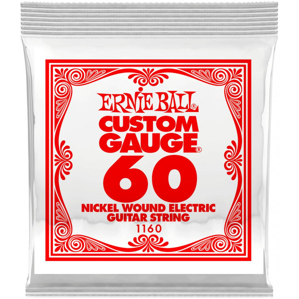 ERNIE BALL 1160 Nickel Wound .060 - Струна одиночная для электрогитары