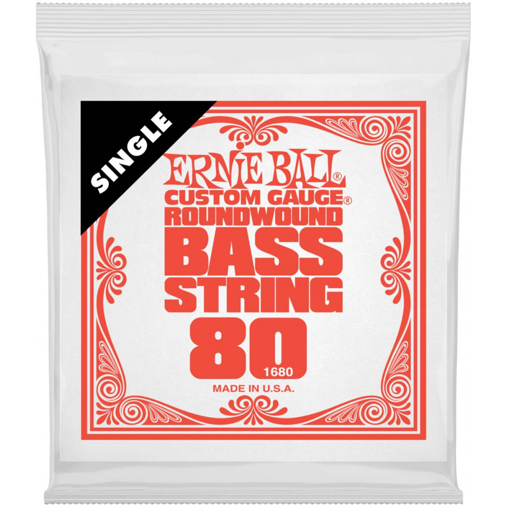 ERNIE BALL 1680 Nickel Wound .080 - Струна одиночная для бас-гитары
