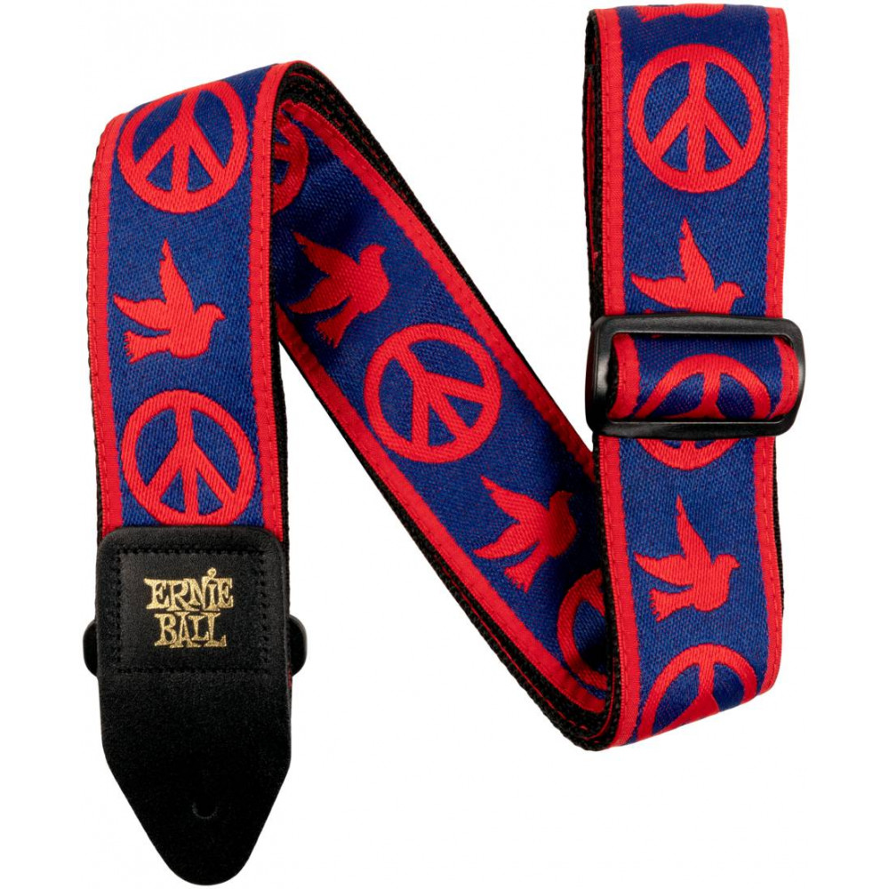 ERNIE BALL 4698 Jacquard Peace Love Dove - Ремень для гитары