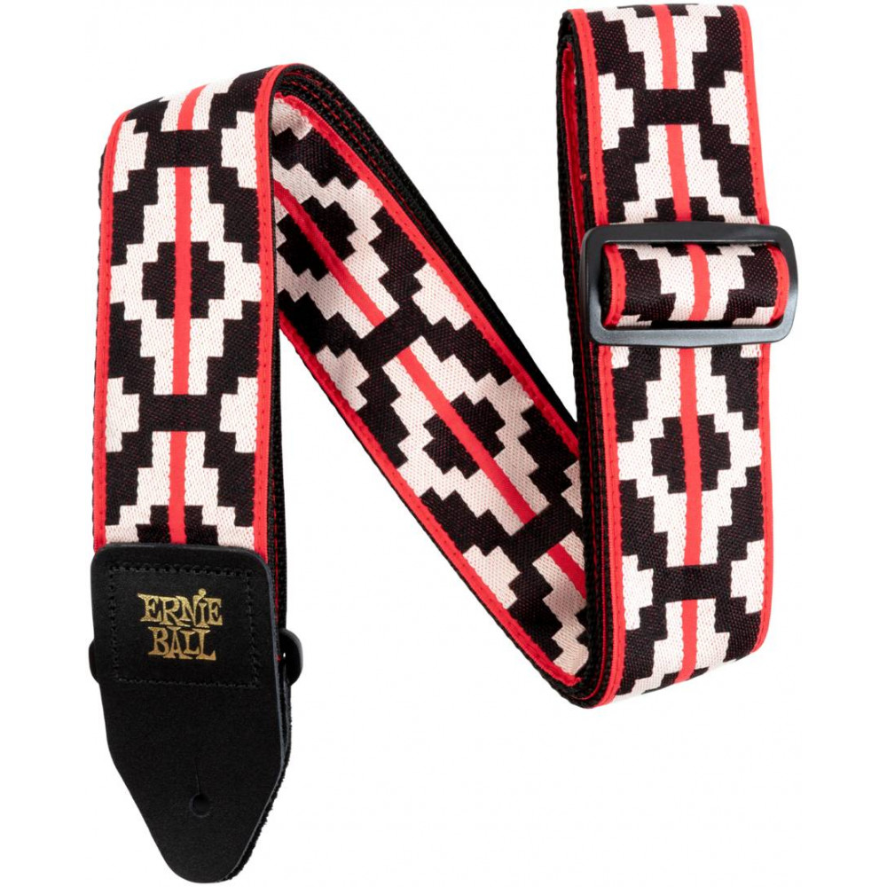 ERNIE BALL 5322 Jacquard Ristra Red - Ремень для гитары