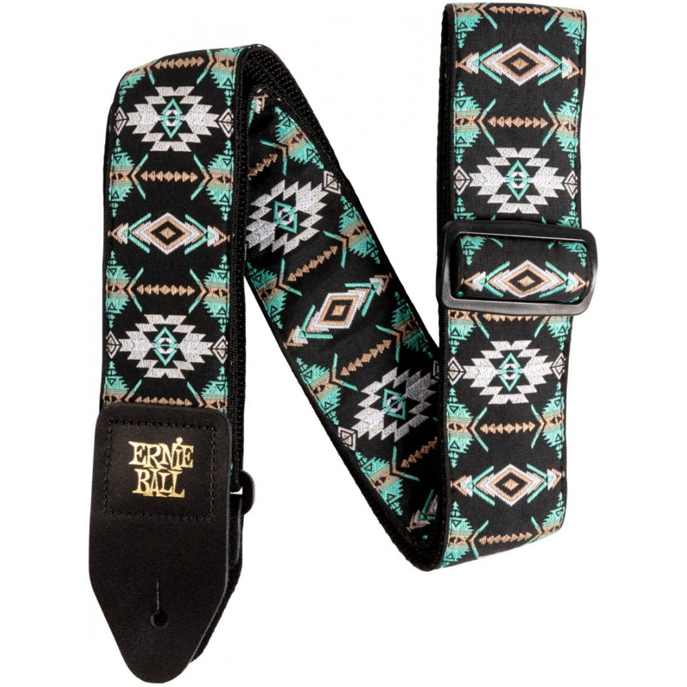 ERNIE BALL 5325 Jacquard Southwestern Turquoise - Ремень для гитары
