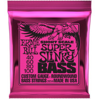 Струны для бас-гитары ERNIE BALL 2854 Nickel Wound Slinky Super Short Scale 40-100