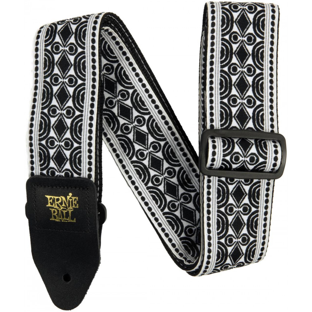ERNIE BALL 5319 Jacquard Beatnik Black - Ремень для гитары