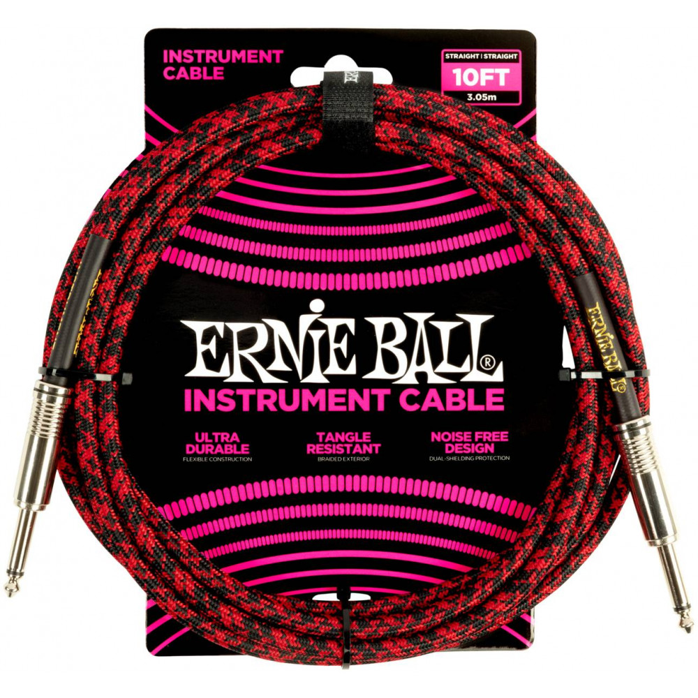 ERNIE BALL 6394, 3.05м - Инструментальный кабель