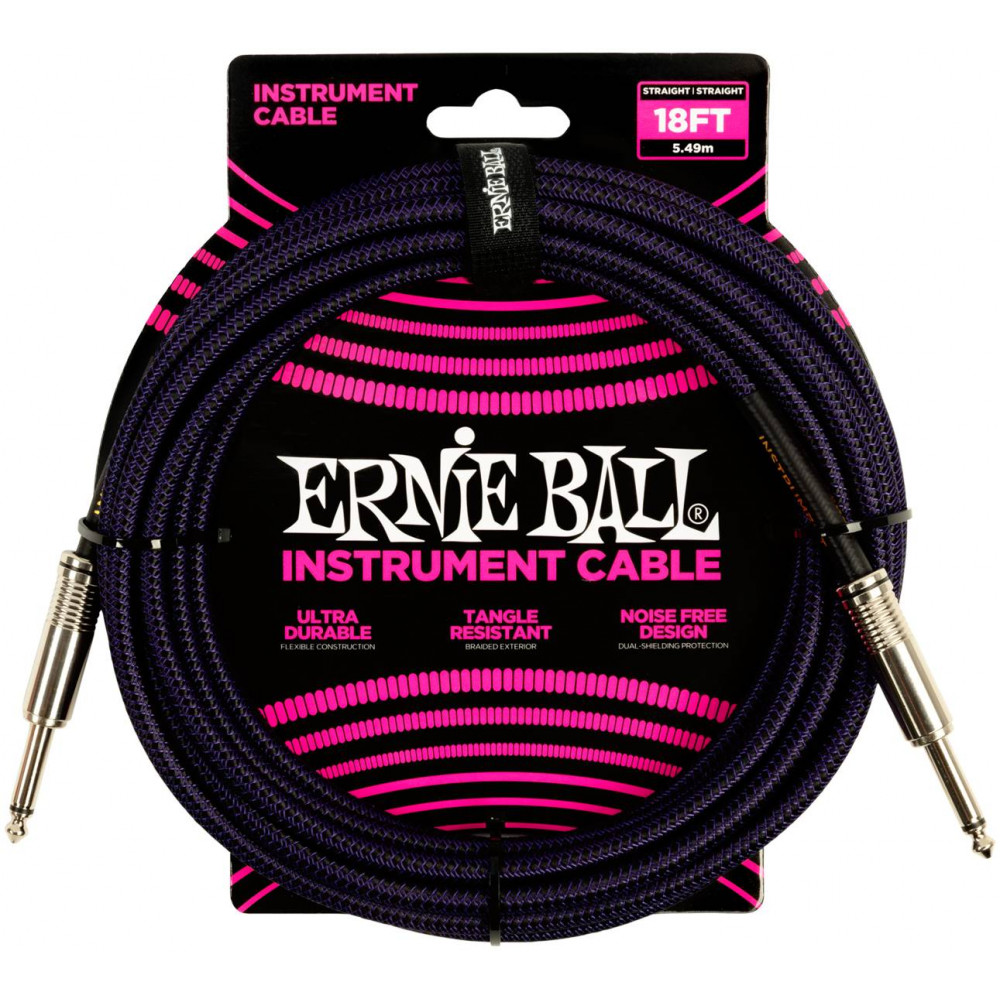 ERNIE BALL 6395, 5.49м - Инструментальный кабель