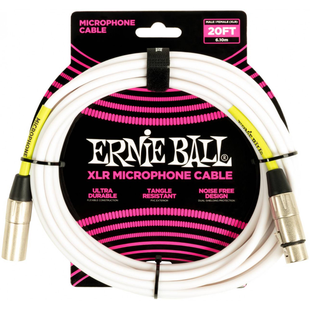 ERNIE BALL 6389, 6м - Микрофонный кабель