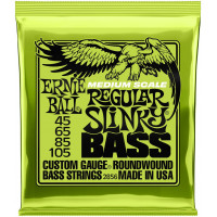 Струны для бас-гитары ERNIE BALL 2856 Regular Slinky Medium Scale 45-105