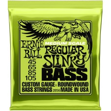 ERNIE BALL 2856 Regular Slinky Medium Scale 45-105 - Струны для бас-гитары