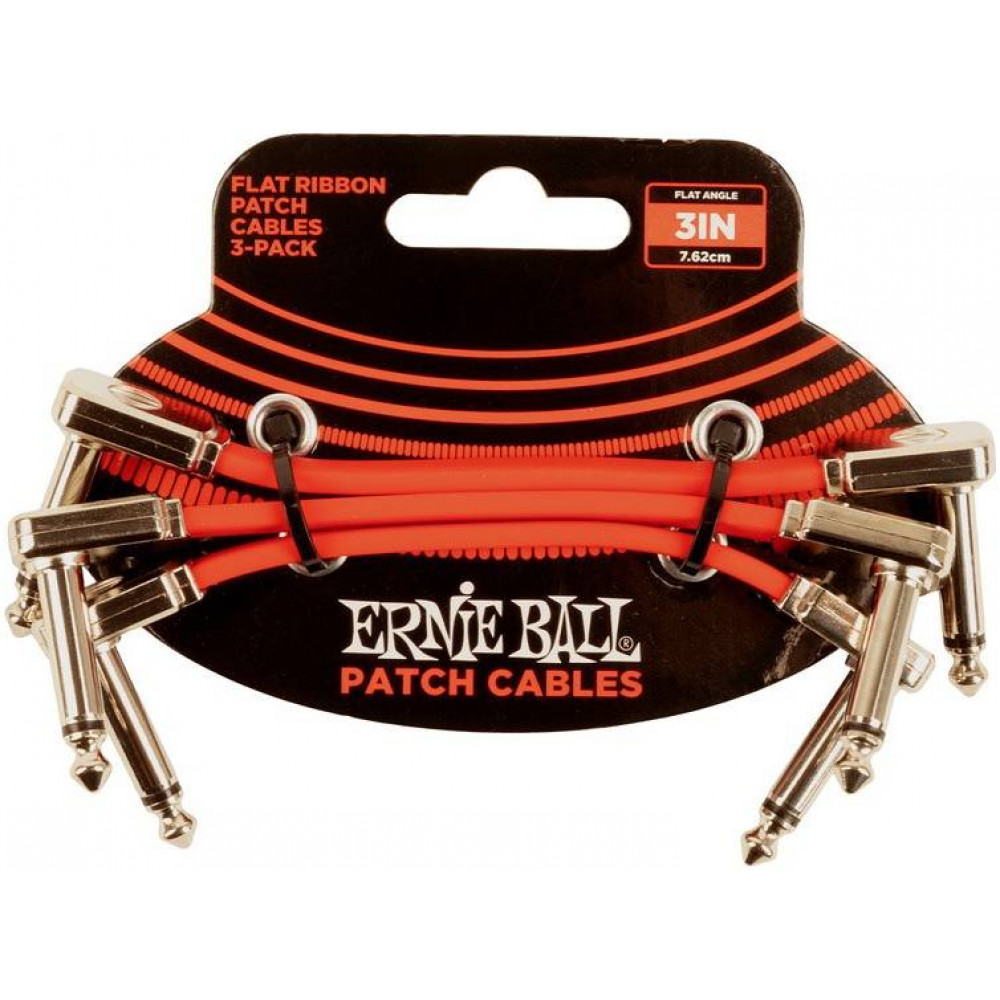 ERNIE BALL 6401, 7.5см - Инструментальный кабель