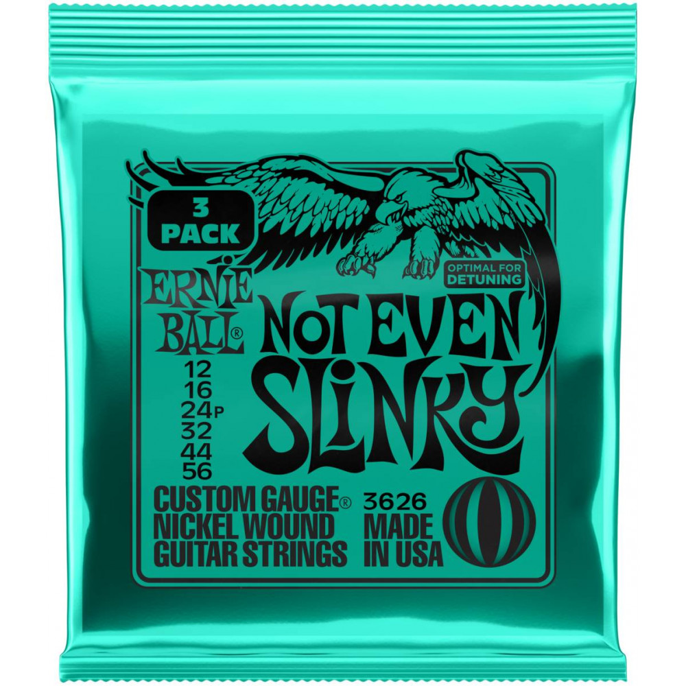 ERNIE BALL 3626 Nickel Slinky Not Even 3 Pack 12-56 - Струны для электрогитары