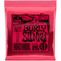 Струны для электрогитары ERNIE BALL 3226 Nickel Slinky Burly 3 Pack 11-52