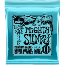 ERNIE BALL 3228 Nickel Slinky Mighty 3 Pack 8.5-40 - Струны для электрогитары