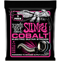 Струны для электрогитары ERNIE BALL 3723 Cobalt Slinky Super 3 Pack 9-42