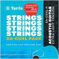 Струны для акустической гитары TERRIS SA-CSXL-Pack