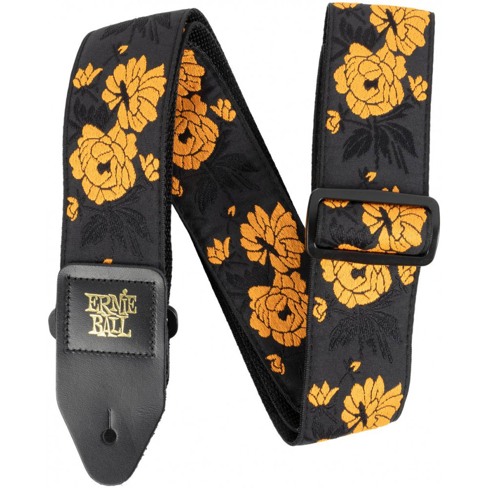 ERNIE BALL 5358 Jacquard Tangerine Rose - Ремень для гитары