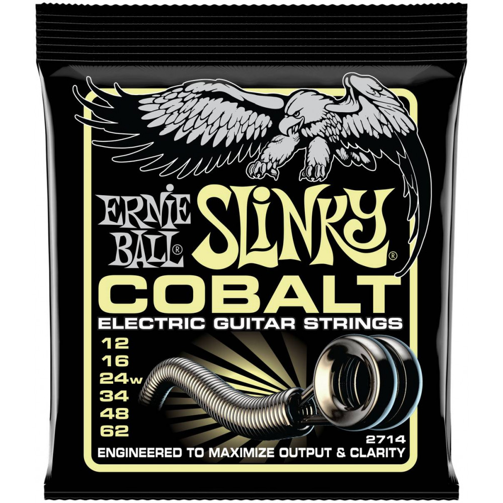 ERNIE BALL 2714 Cobalt Slinky Mammoth 12-62 - Струны для электрогитары