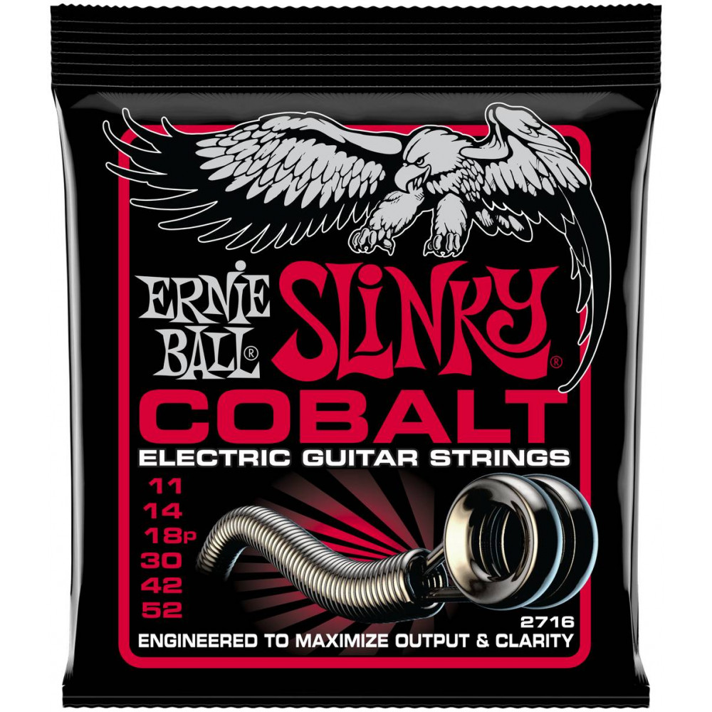 ERNIE BALL 2716 Cobalt Slinky Burly 11-52 - Струны для электрогитары