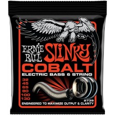 ERNIE BALL 2739 Cobalt Slinky 32-130 - Струны для бас-гитары 6 струнной