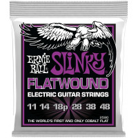 Струны для электрогитары ERNIE BALL 2590 Slinky Flatwound Power 11-48