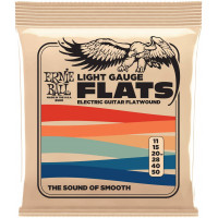Струны для электрогитары ERNIE BALL 2580 Flatwound Light 11-50