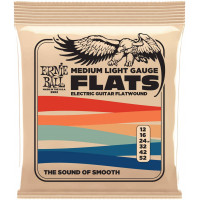 Струны для электрогитары ERNIE BALL 2582 Flatwound Medium Light 11-52