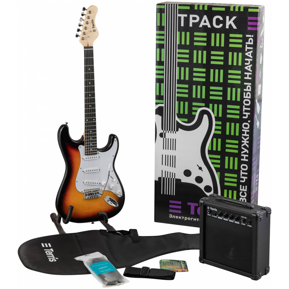 TERRIS TPACK-TST-045 SB - Электрогитара в наборе