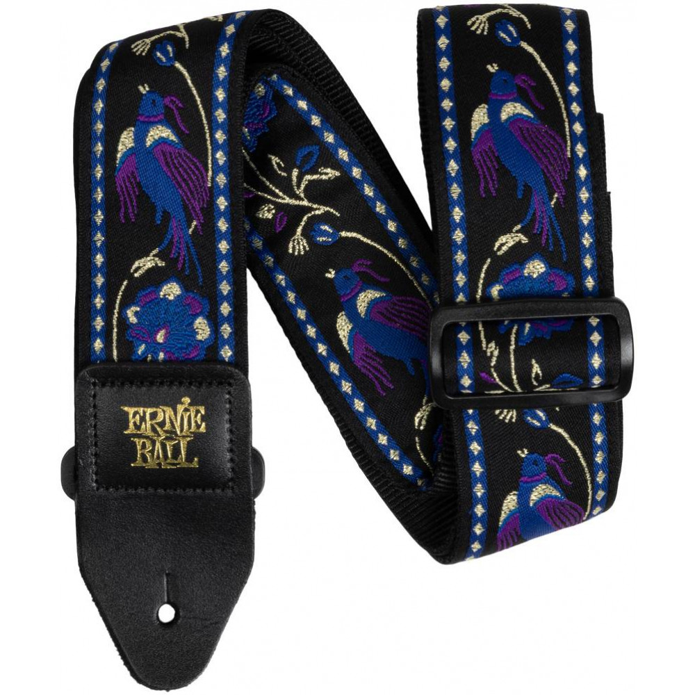 ERNIE BALL 5371 Jacquard Purple Pleasant Pheasant - Ремень для гитары