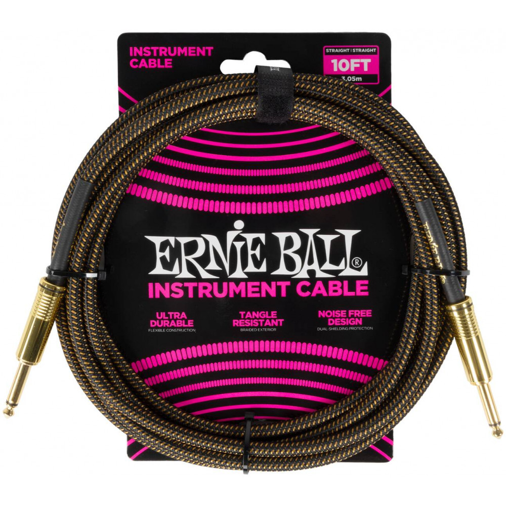 ERNIE BALL 6428, 3.05м - Инструментальный кабель