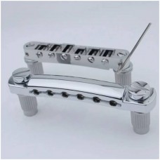 GUYKER guitar bridge GM003+GS001 Chrome - Струнодержатель