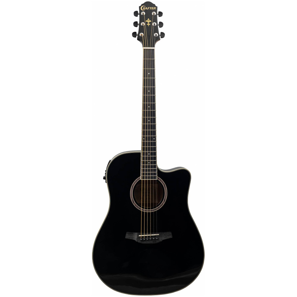 CRAFTER HD-250 CE/BK - Гитара электроакустическая шестиструнная