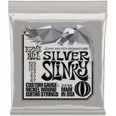ERNIE BALL 2218 John Mayer Silver Slinky Nickel Wound 10.5-47 - Струны для электрогитары