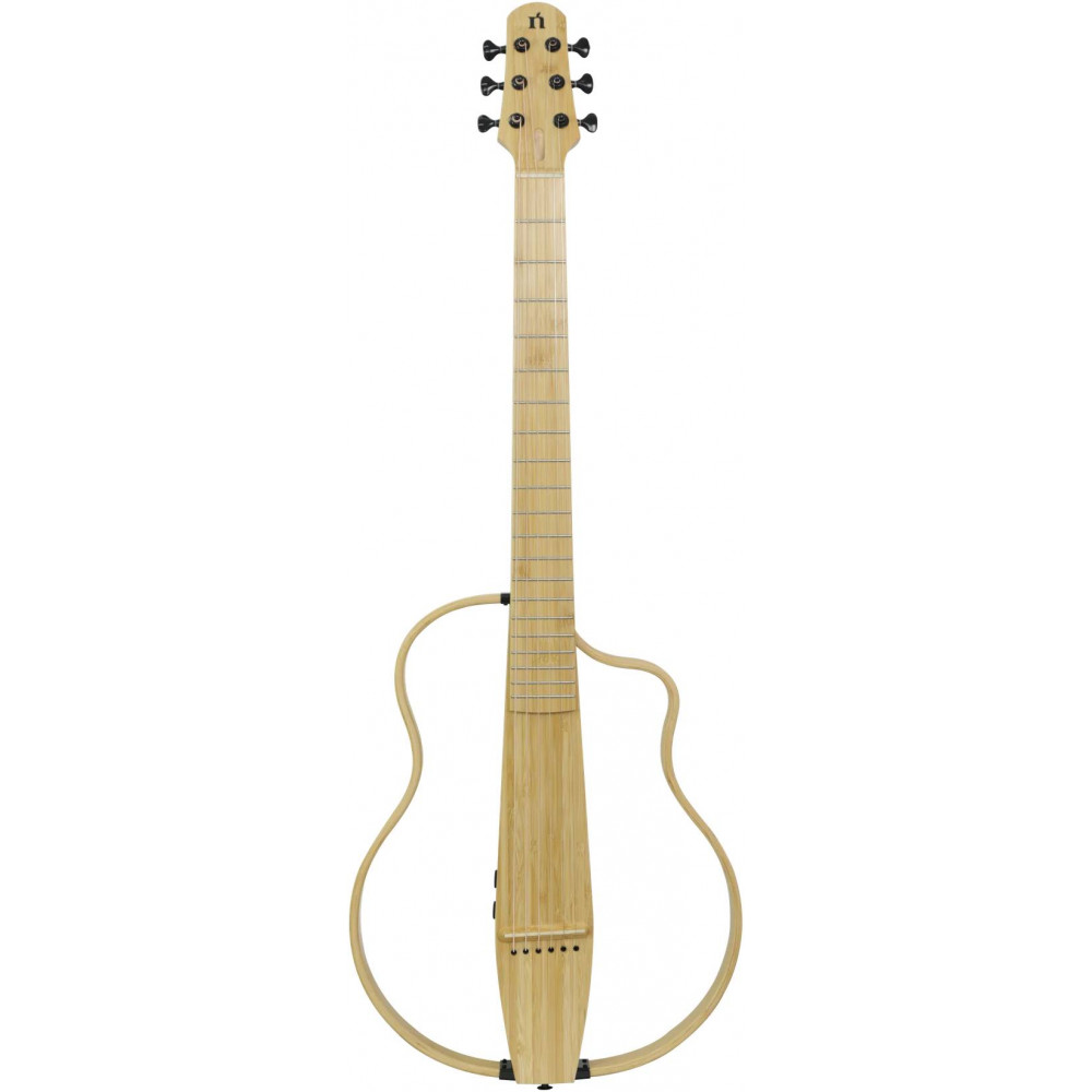 NATASHA NBSG Steel Natural - Гитара электроакустическая сайлент смарт