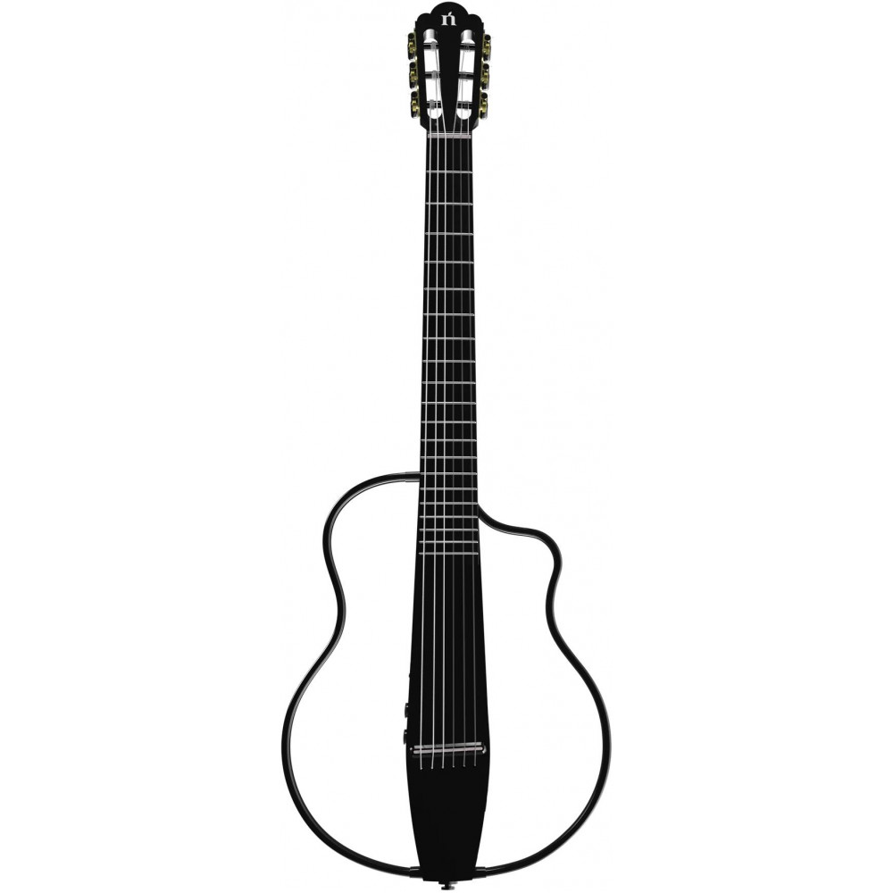 NATASHA NBSG Nylon Black - Гитара электроакустическая сайлент смарт