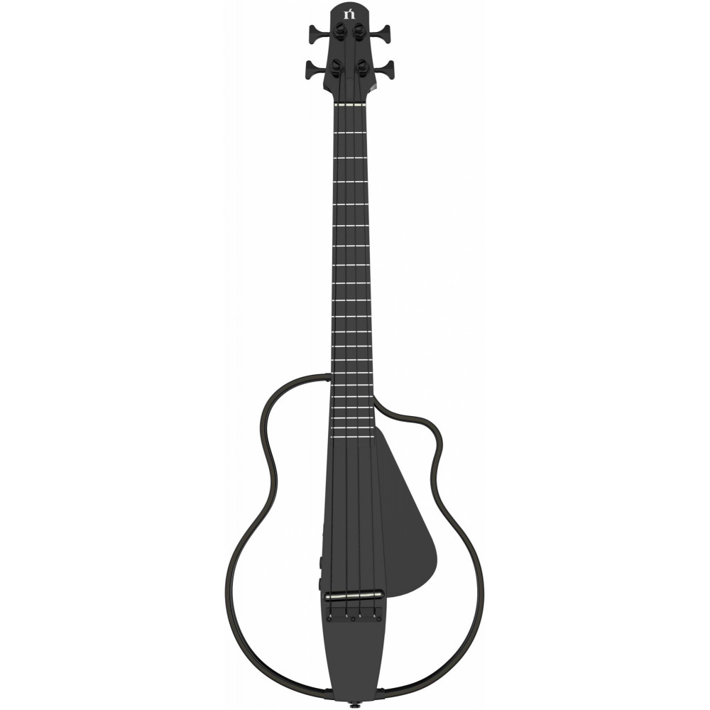 NATASHA NBSG Bass Black - Гитара электроакустическая бас сайлент смарт