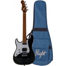FLIGHT Pathfinder Tenor TBK LH - Электроукулеле тенор для левшей