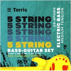 TERRIS SB-N PAW5 - Струны для бас-гитары 5 струнной