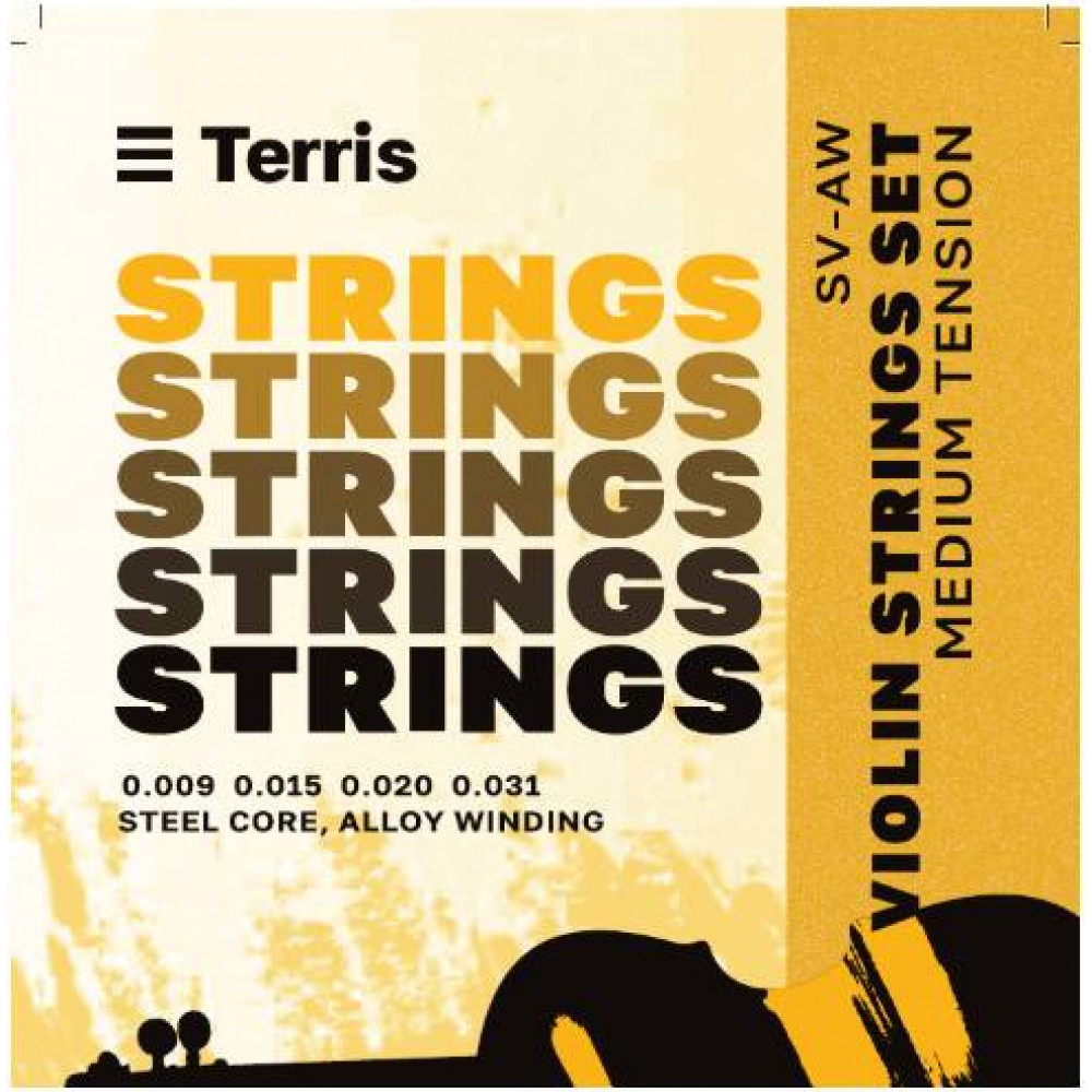 Струны для скрипки TERRIS SV-AW