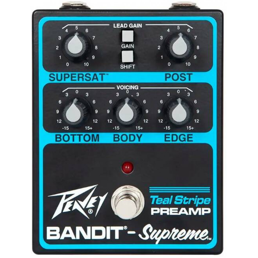PEAVEY Bandit Supreme Teal Stripe Preamp - Педаль эффектов