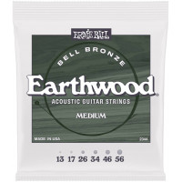 Струны для акустической гитары ERNIE BALL 2344 John Mayer Earthwood Bell Bronze Medium 13-56