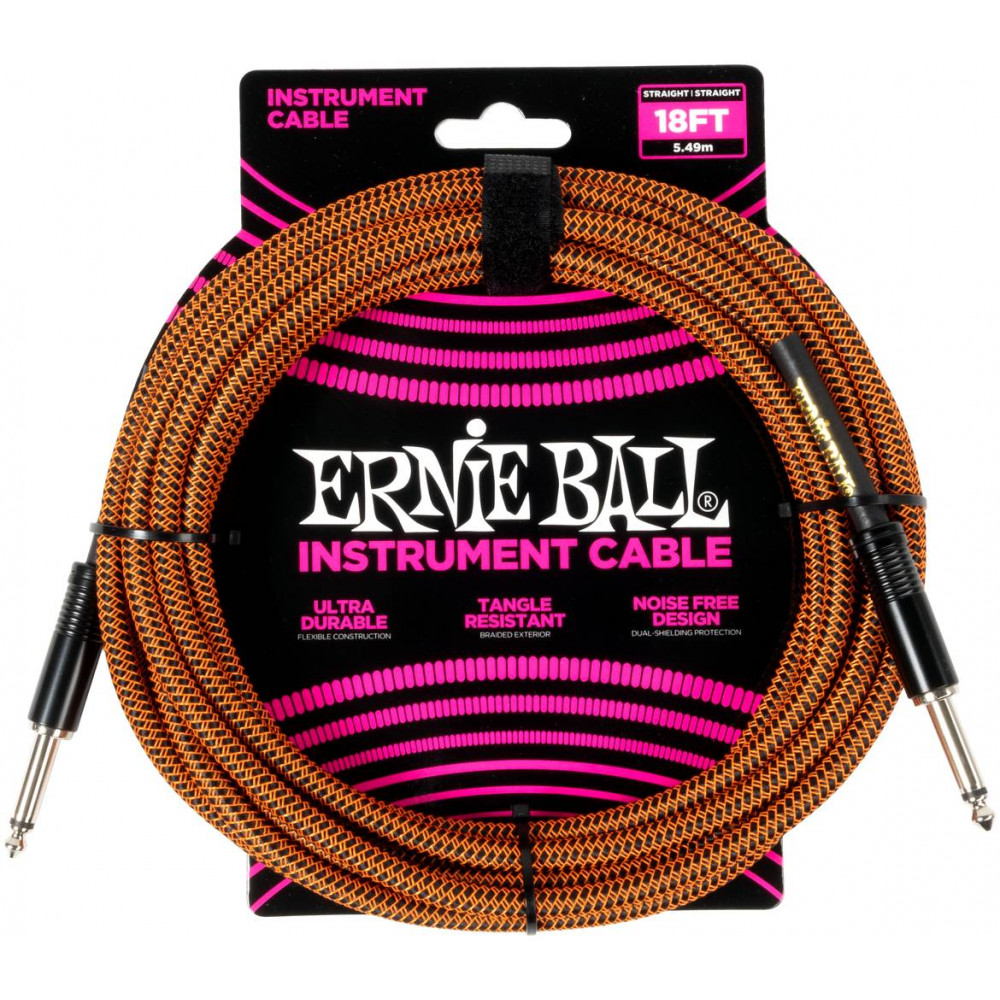 ERNIE BALL 6469, 5.49м - Инструментальный кабель
