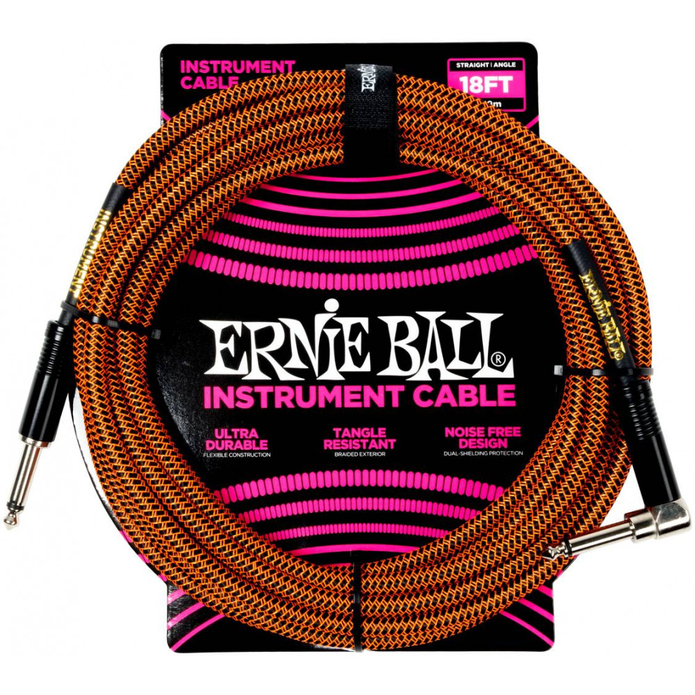 ERNIE BALL 6471, 5.49м - Инструментальный кабель