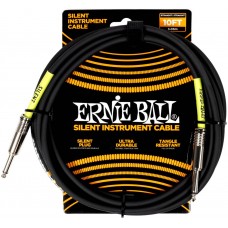 ERNIE BALL Silent 6472, 3.05м - Инструментальный кабель