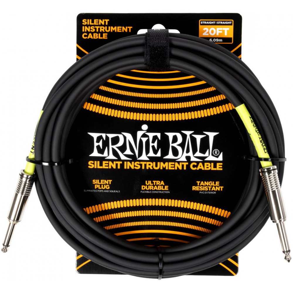 ERNIE BALL Silent 6473, 6.1м - Инструментальный кабель