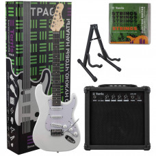 TERRIS TPACK-TST-040 WH - Электрогитара в наборе