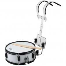 DRUM TALK MDSC-1455WH с корсетом - Барабан маршевый снэйр с держателем
