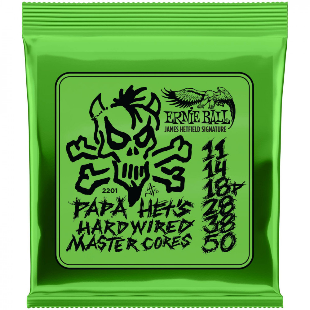 ERNIE BALL 2201 Papa Hets Hardwired Master Cores 11-50 - Струны для электрогитары