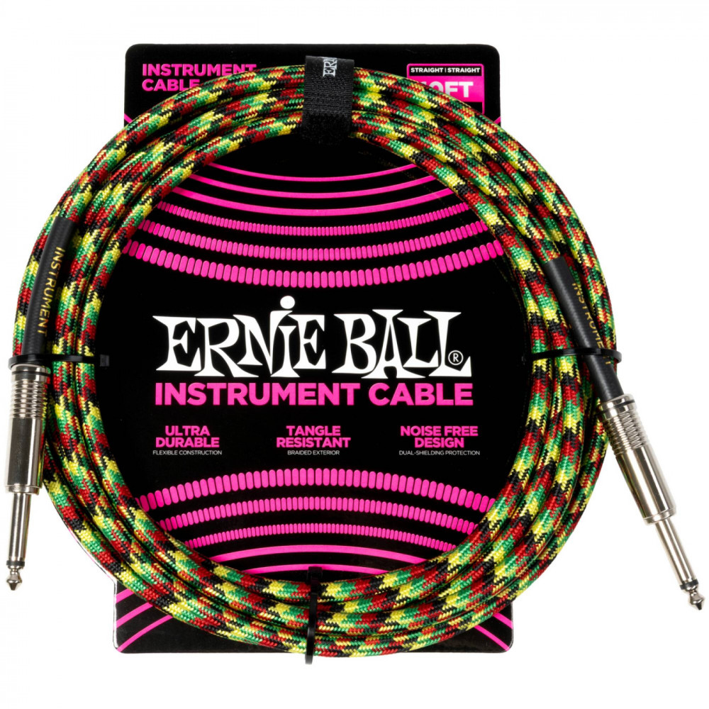 ERNIE BALL 6480, 3.05м - Инструментальный кабель
