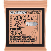 Струны для электрогитары ERNIE BALL 2256 Classic Rock n Roll Pure Nickel Slinky Turbo 9.5-46